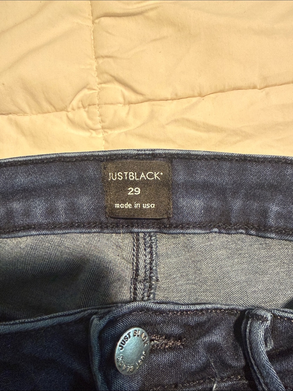 Just Black Women's Skinny Jeans in Indigo - Picture 2 of 11